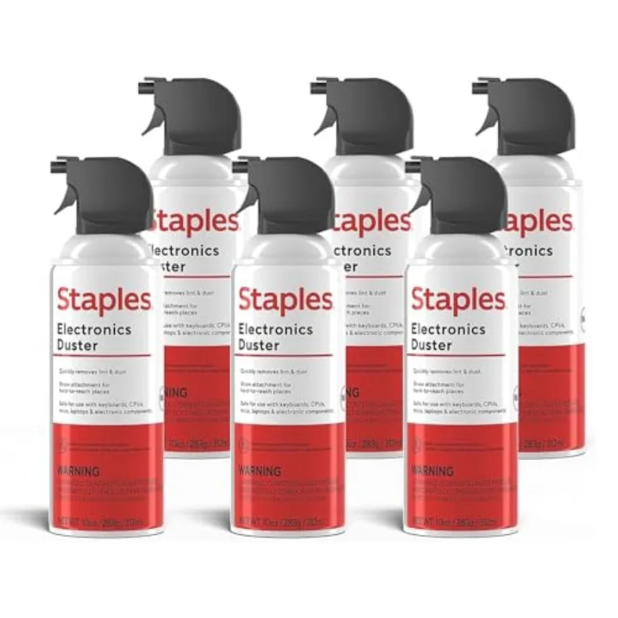 Compressed Air Dusters Canned Air for Electronics Keyboards and Office Devices