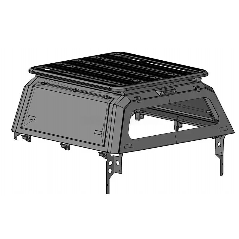 Luxury Waterproof Aluminum Hard Top Truck Canopy Pickup Bed Cover
