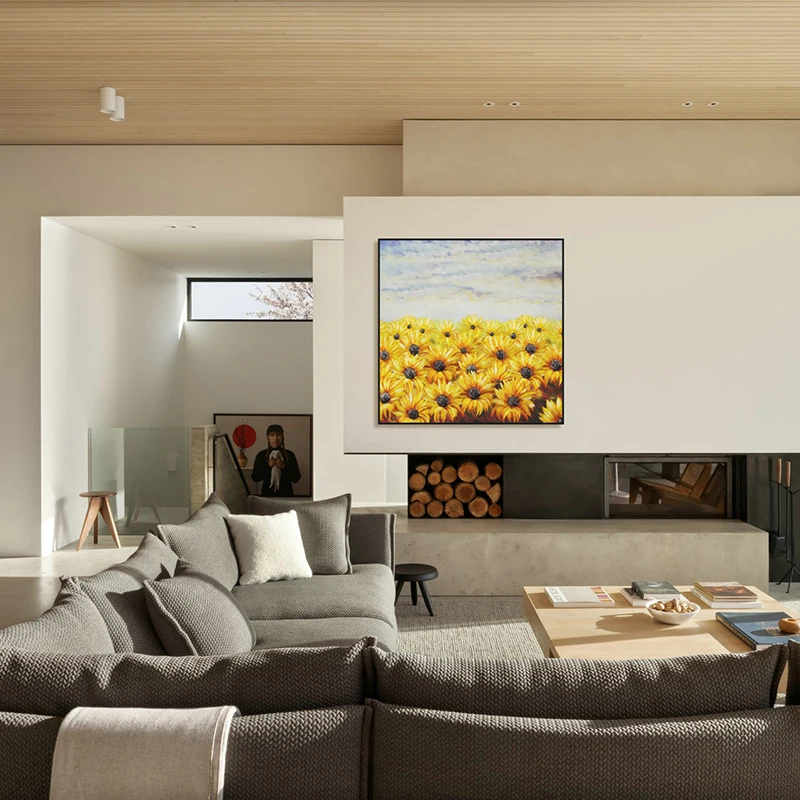 Sunshine Suzhou embroidery printing 100x100cm, for room decoration embroidery painting