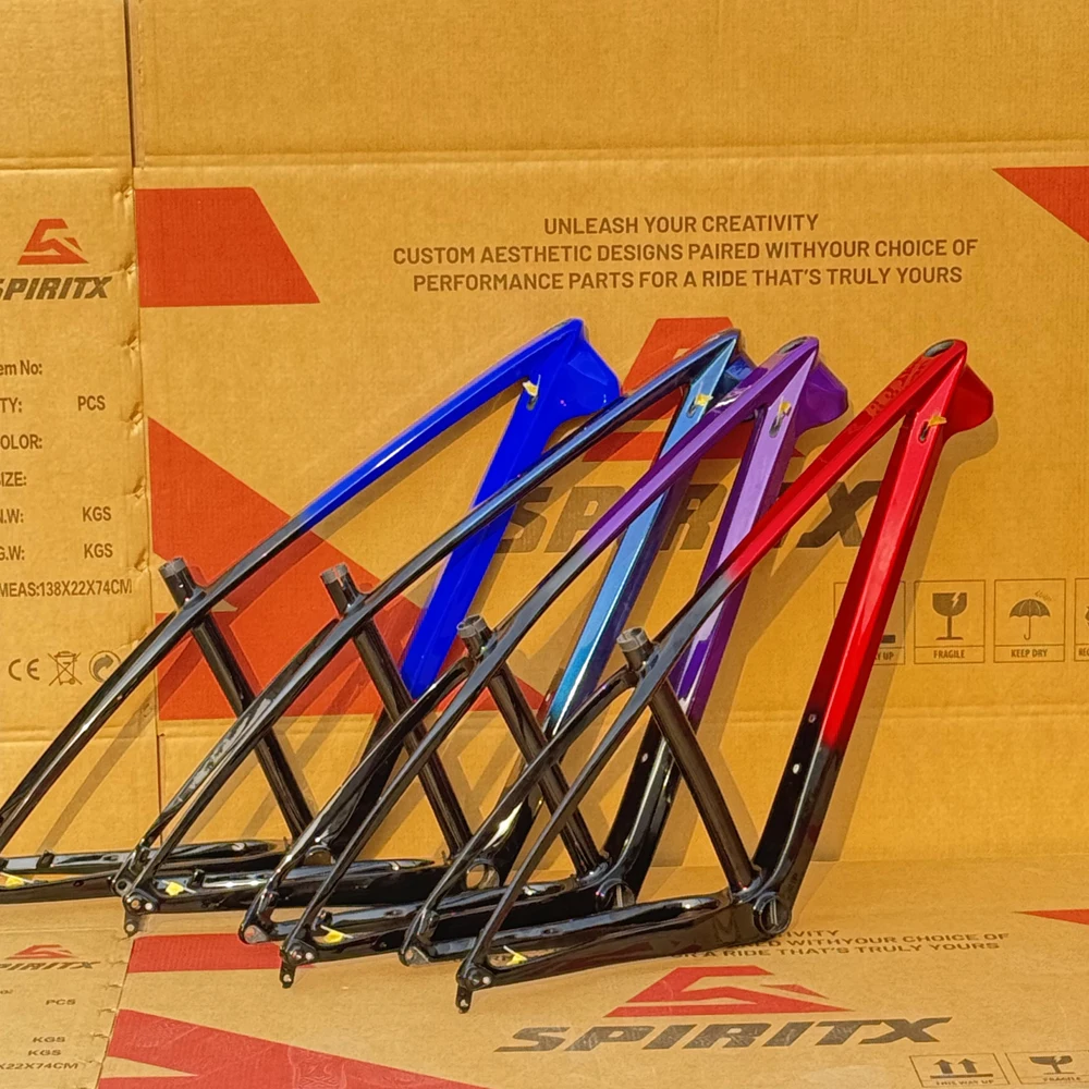 

Рама горного велосипеда из углеродного волокна 27,5/29 | Рама 15/17 дюймов, гибридная рама для горного велосипеда с гарнитурой 42/52 39,8