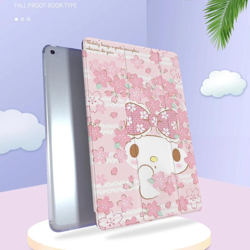 

Чехол Melody Ipad для 10-го поколения, 10,9 дюймов, 9/7/8 дюймов, чехол Kawaii с героями мультфильмов для 11 дюймов Pro 20 21 22 Air4/5 Mini4/5, чехлы для планшетов