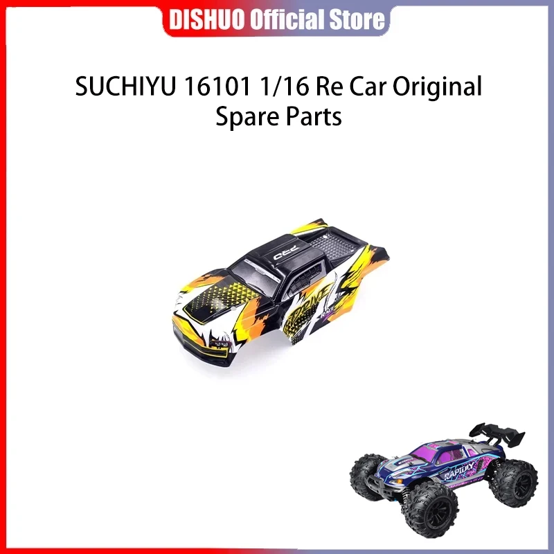 

SCY 16101 1/16 RC автомобильные оригинальные запасные части 6224 желтая оболочка автомобиля подходит для SCY 16101 16102 16103 автомобиль