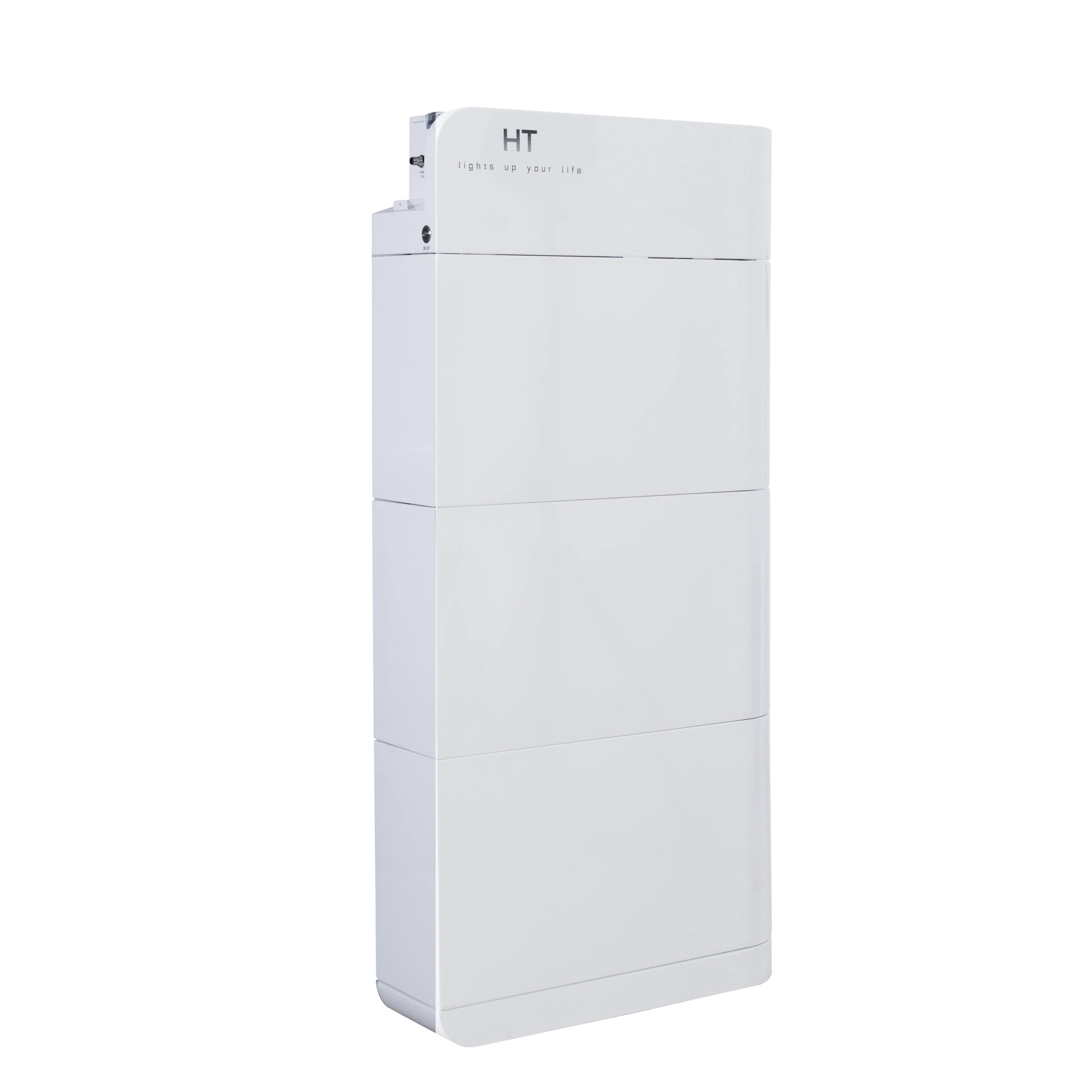 HT Top-ranking 204.8V 50AH High Voltage Stack Mounted Battery Lifepo4 Cell Lithium Iron Solar Energy Storage Battery With BMS