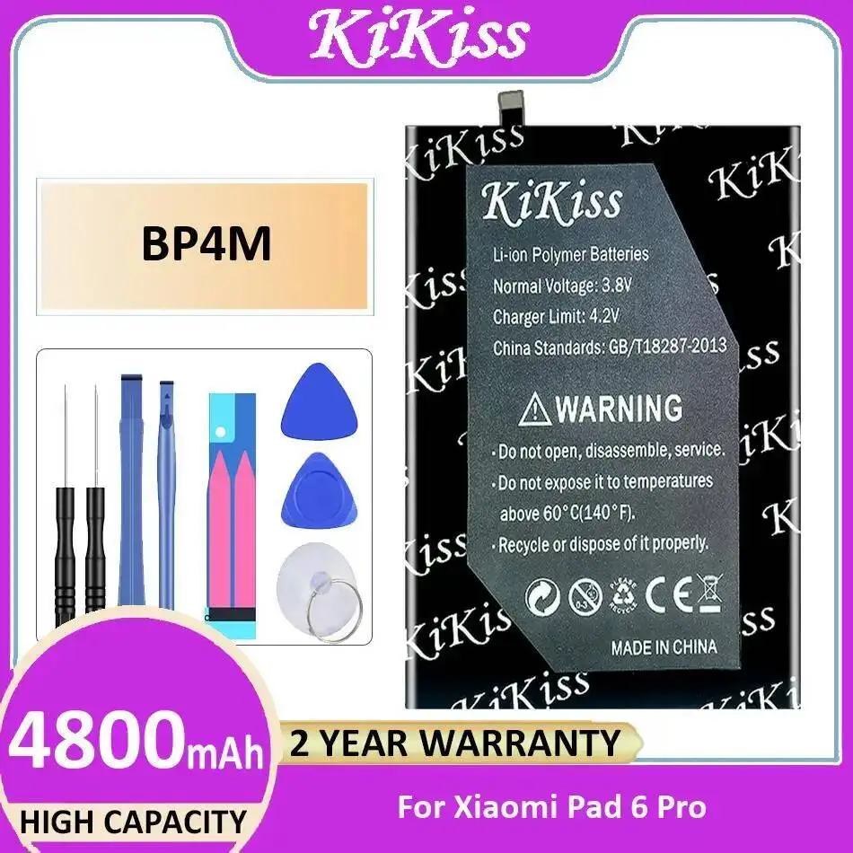 

High-Capacity 4800Mah Tablet Battery BP4M For Xiaomi Pad 6 Pro