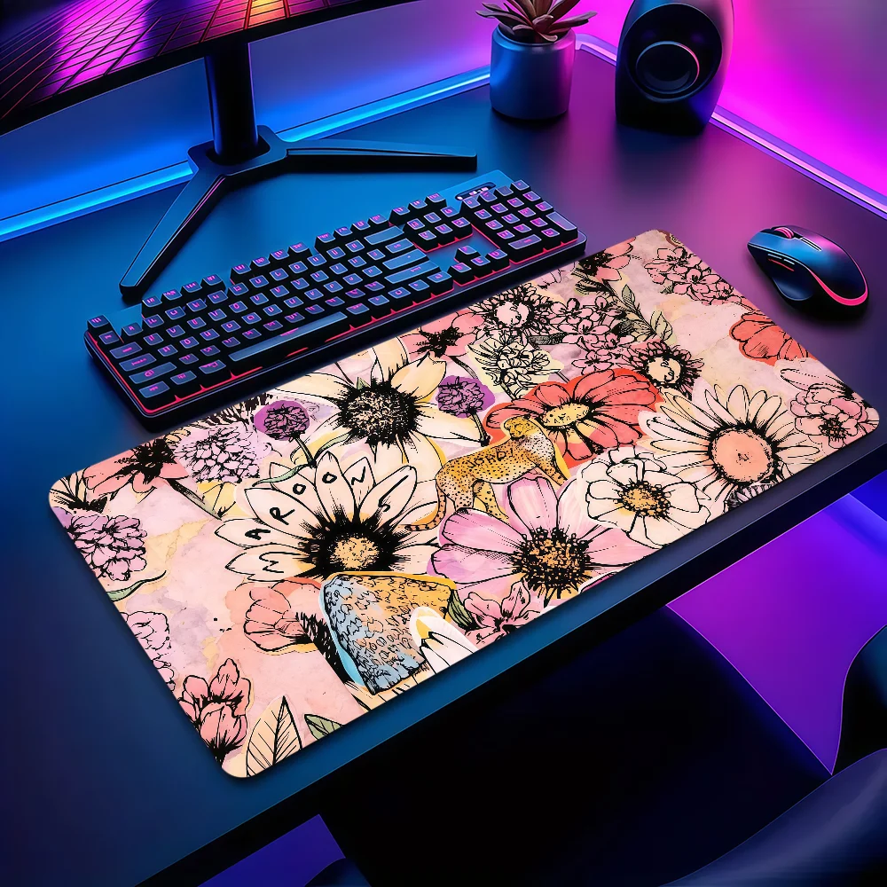 Singer M-Maroon5 Mouse Pad Large Non-slip Lockedge Desktop Computer Desk Mat Keyboard Writing MousePad Office Gamer Student
