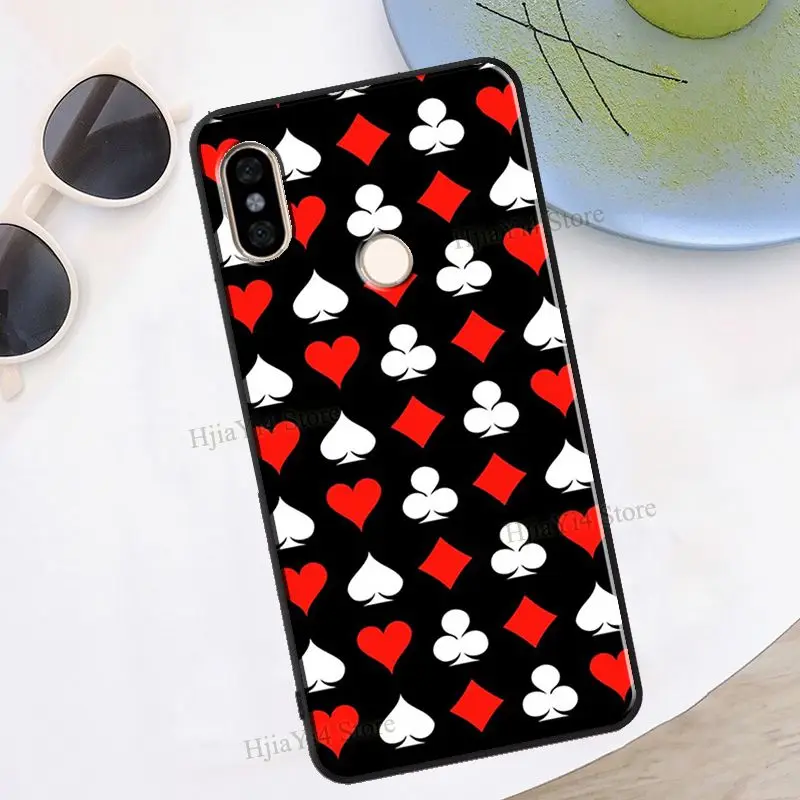 Poker Surreal Aesthetic Art For Redmi Note 11 Pro Phone Case For Redmi Note 10 Pro 7 8 9 Pro 10S 9S Redmi 10 9A 9T 9C