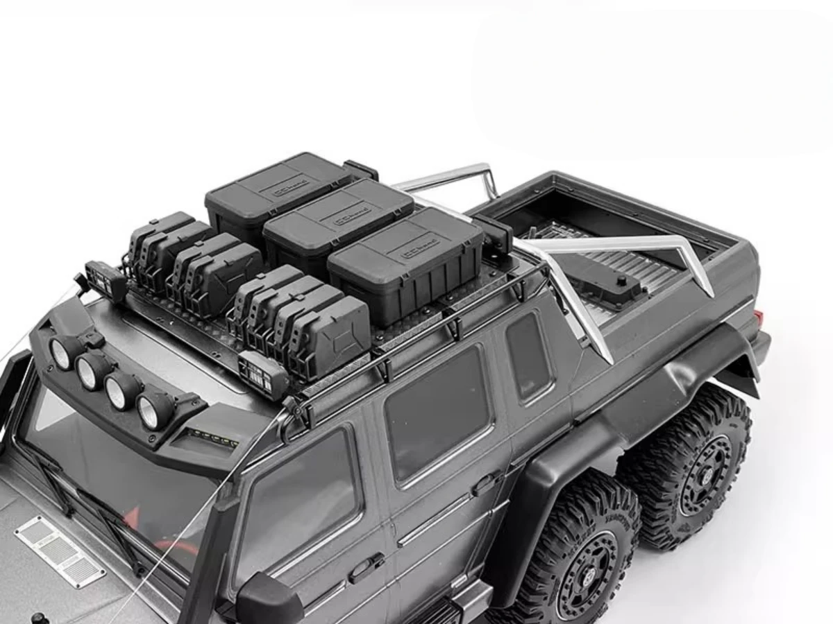 CChand Plastic Dakbrandstoftank voor 1:10 RC Auto TRX-6 G63 TRX-4 G500