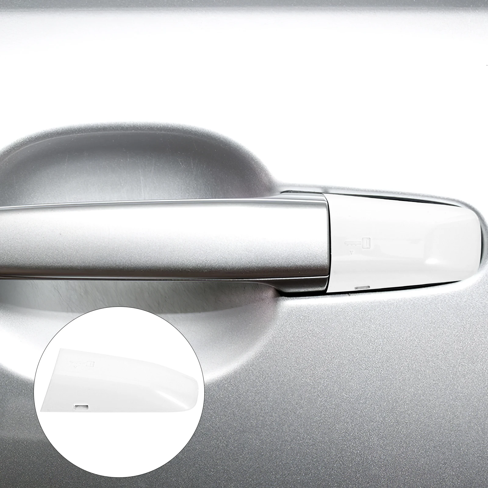 

Outside Door Handle Cover Driver Side Front Stylish Comfortable Grip Reliable Automotive Part Door Handle Cover