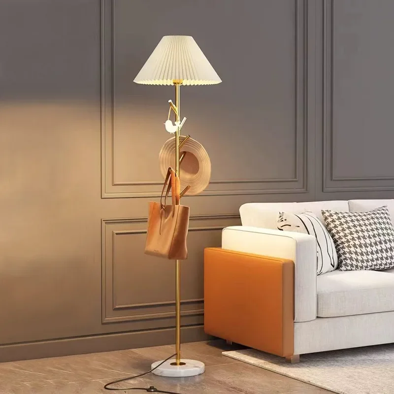 

Customized minimalist bedroom, clothes, hats, hanging hangers, integrated vertical lights, living room,, room floor lights