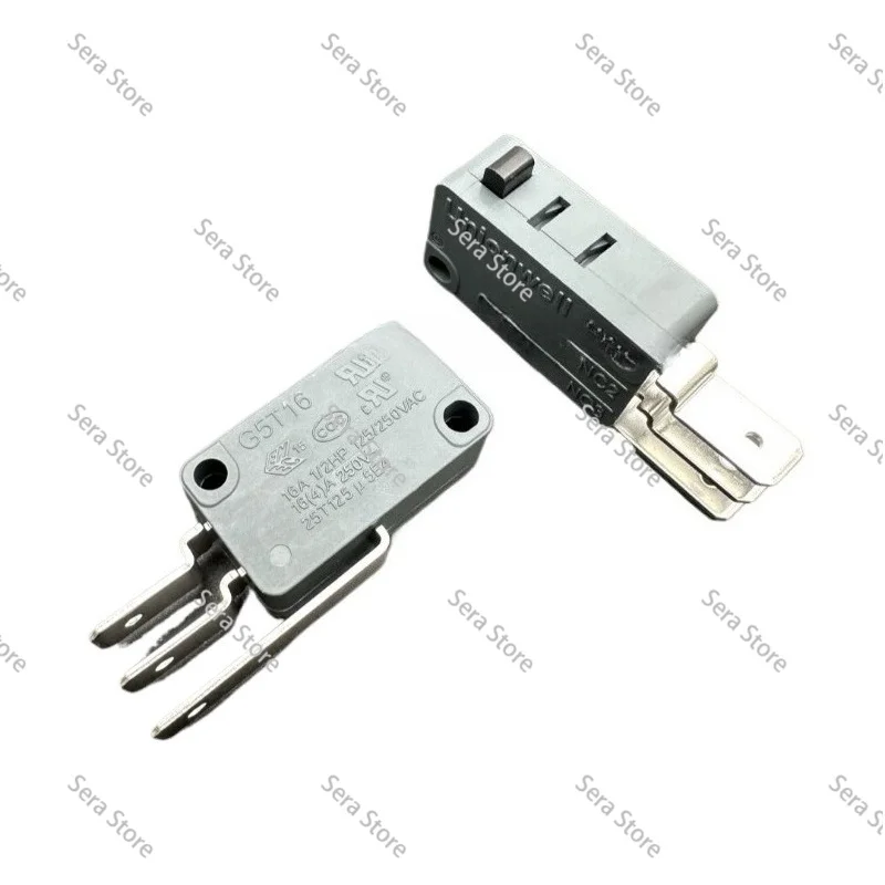 5PCS/G5T16 Large Micro Switch 16A Power Travel Limit Detection Reset Button 3 Feet