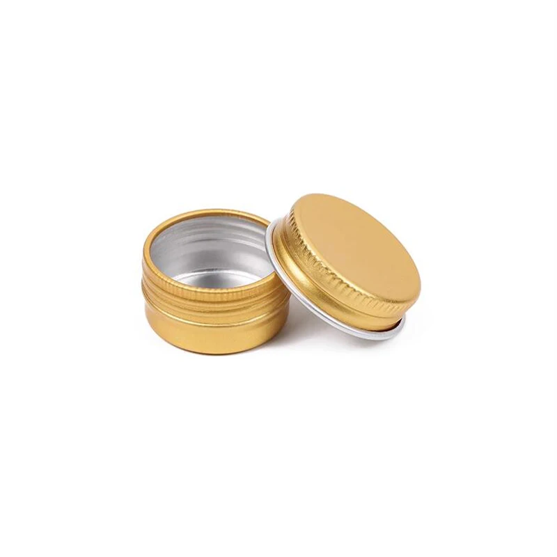 100pcs Mini Metal 5g Tin Cosmetic Containers With Lid Pink Empty Aluminum Pot Jars Eye Cream Hair Conditioner High Quality