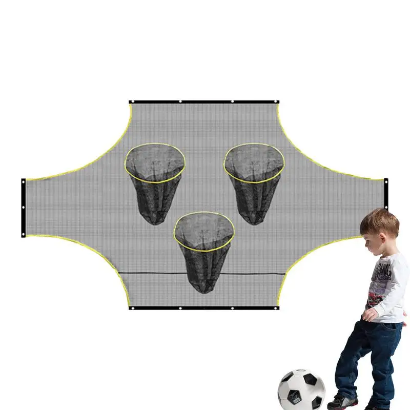 Soccer Goal Target Net Scoring Training Equipment With Scoring Zones Soccer Training Net Practice Equipment For Improving Shot