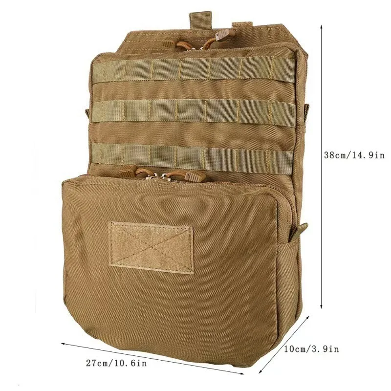 Ransel Taktis Molle Outdoor Airsoft Combat EDC Kantong Hidrasi Berburu Menembak Rompi Tas Hidrasi Aksesori Tas Nilon 1000D