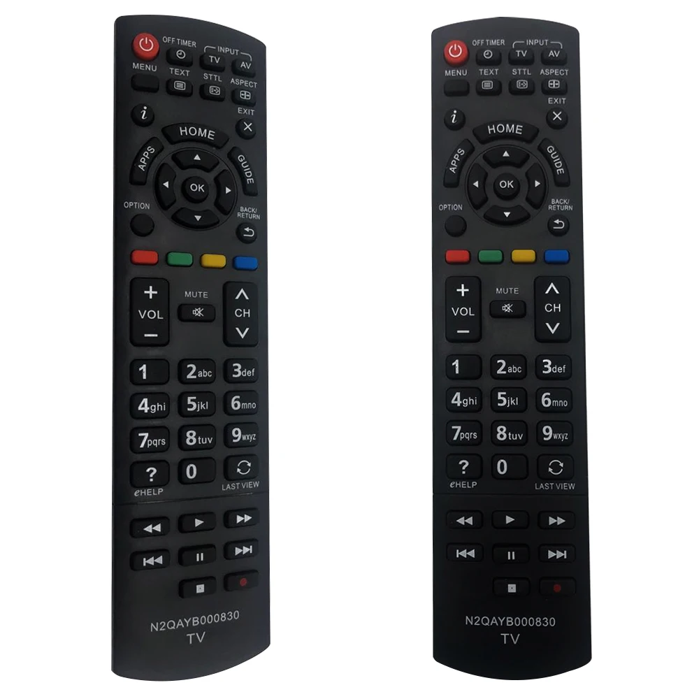 

Universal Remote Controller N2QAYB000830 N2QAYB001254 Practical TV Controller Replacement for Panasonic TV N2QAYB000933