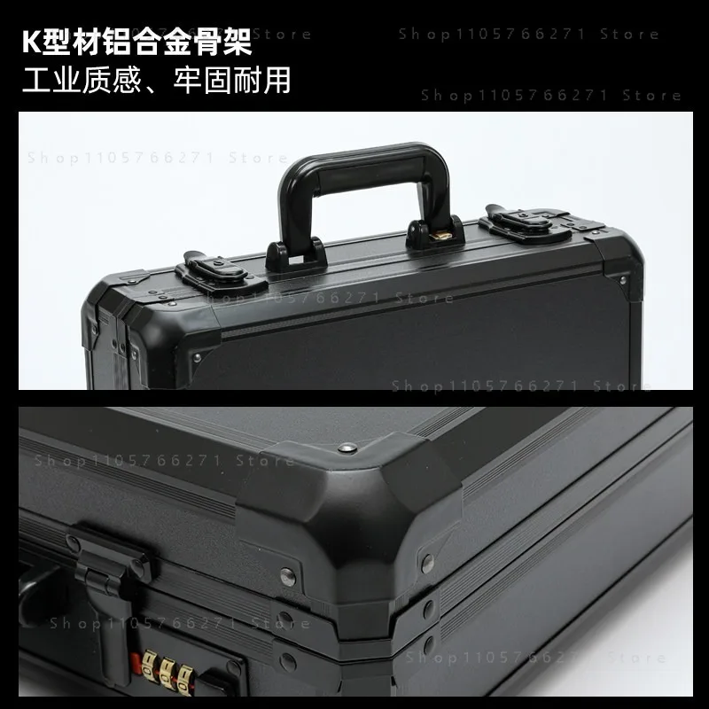 Lockable Trading Card & Jewelry Display Storage Case With Handle Spacious Collectibles Display Cabinet