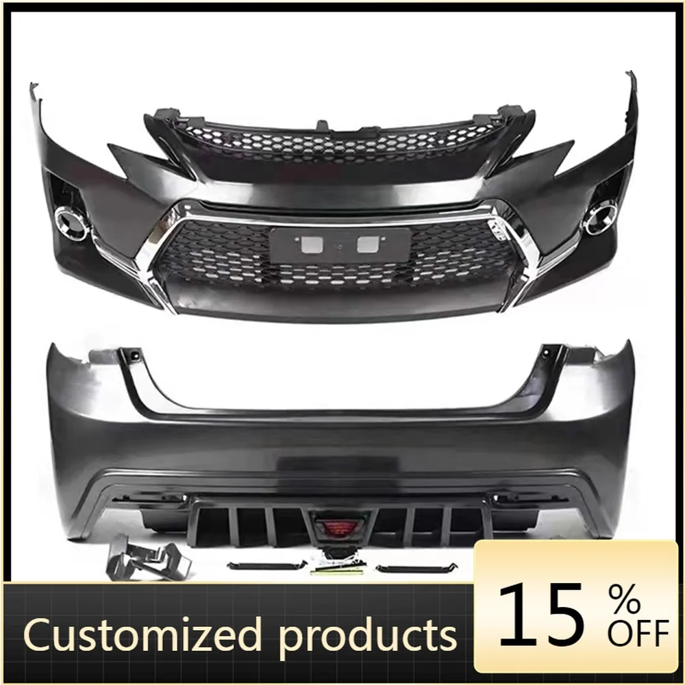 

Deren High QualityCar Bodykit for 2013-2018Toyotas Mark X Front Bumper Rear Bumper PP Plastic Car Bumper for Toyotas Reiz MarkX