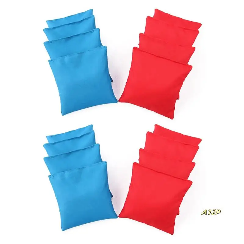 

16-комплект мини-погремушек, набор мешков Cornhole, игровые сумки для развлечений, спорта, семейных игр на открытом воздухе