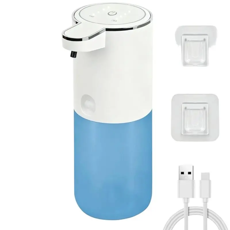 ab66-壁掛け式350mlソープディスペンサー調整可能充電式電動インテリジェント自動感知フォーム液体