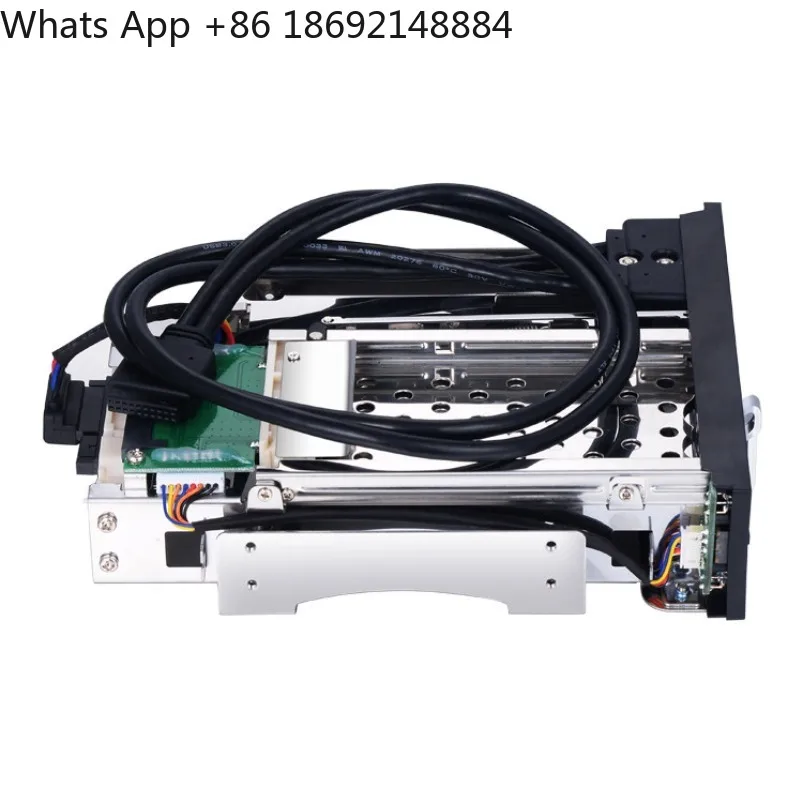 2.5/3.5 dual disk position tool-free hard disk case, hot-swappable dual USB 3.0 optical drive position hard disk holder