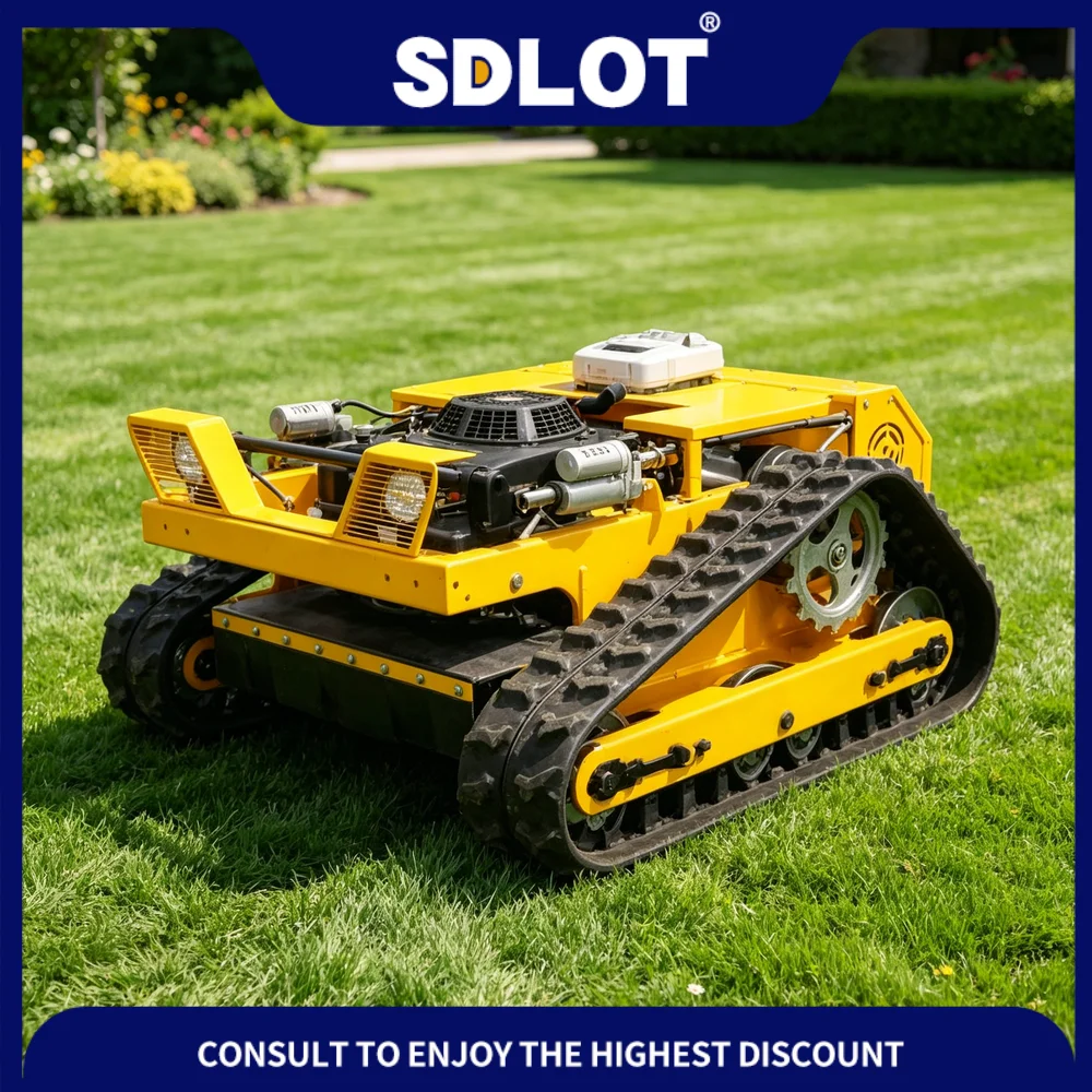 

Remote Control Lawn Mower All Terrain Customizable Performance User Friendly Heavy Duty Strong Power Reliable Garden Tool