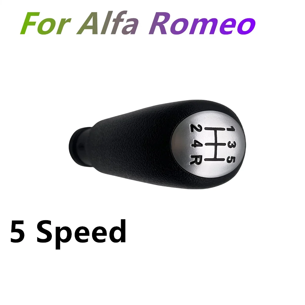 

5 Speed Gear Shift Knob 5 Speed Lever Stick Shifter Handball For ALFA ROMEO 147 156 2000-2010 735269771 Auto Parts