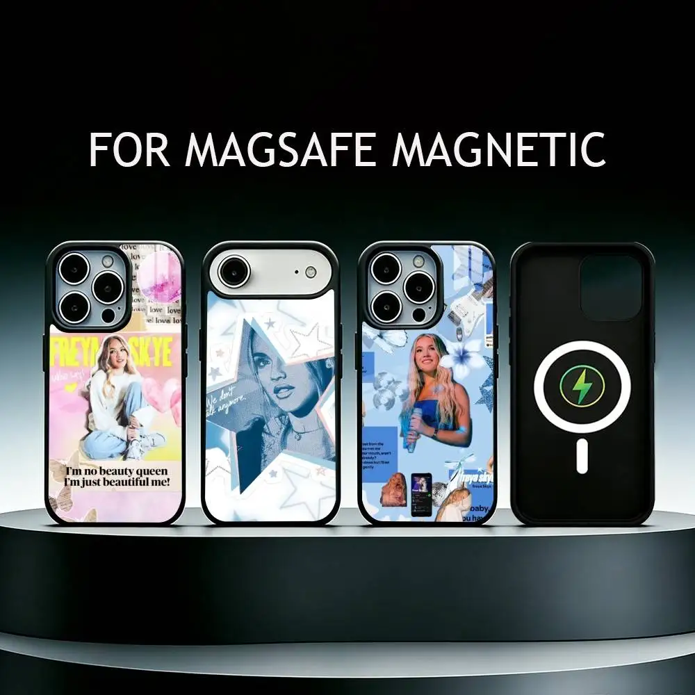 

F-Freya Skye Singer Phone Case For iPhone17,16,15,14,13,12,11 Plus,Pro Max Magnetic For Magsafe Wireless Charging