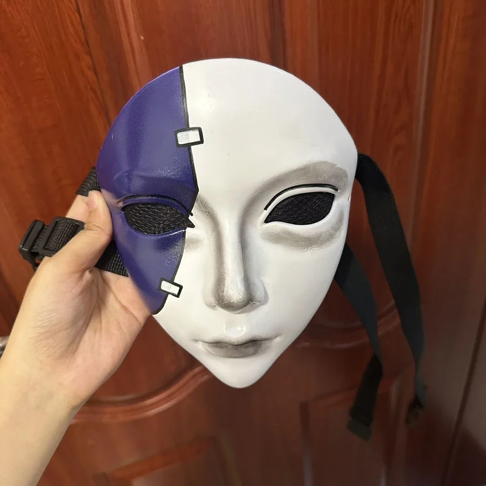 لعبة سالي الوجه تأثيري قناع الكبار للجنسين كامل الوجه أقنعة الإرهاب كرنفال خوذة حفلة زي الملحقات الدعائم