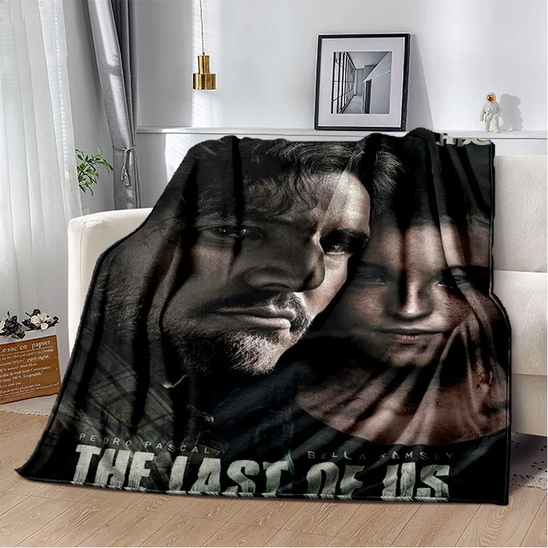 The Last of Us Horror TV Game Pedro Soft Plush Blanket,Flannel Blanket Throw Blanket for Living Room Bedroom Bed Sofa Picnic Kid