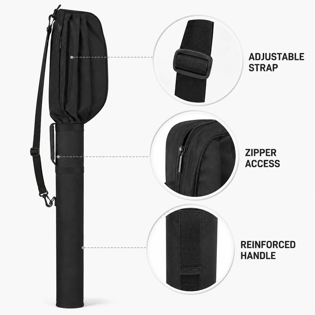 2026 Mizuno Golf Bag Lightweight Mini Portable Practice Sunday Bag Carry Club Carrier Case Shoulder Strap Outdoor Training Gear view 3