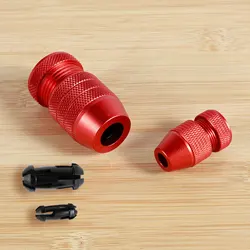 2/4Pcs Adjustable Drill Depth Stop 30-34mm/49-54mm Drill Bit Stop Collar Set with Nylon Inner Ring AluminumAlloy for Woodworking