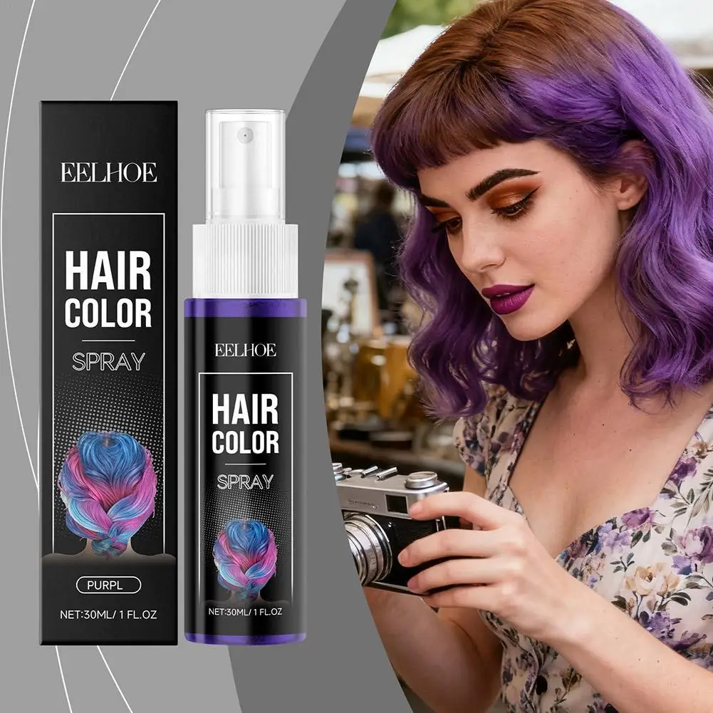 

Temporary Hair Color Spray Hair Dyeing Instant Hair Salon Multi Color Hair Dye Makeup Chalk Washable DIY Party Styling