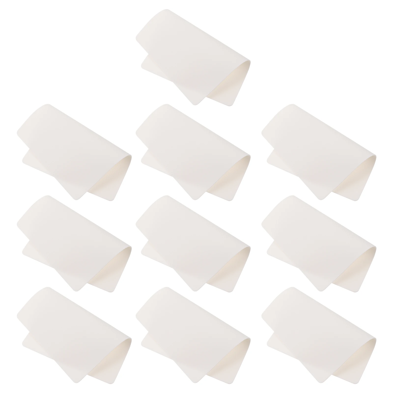 

10pcs Flexible Fake Practical Supply Thick Practical Makeup Supply Eyebrow Makeup Skin Fake Skin For Embroidery