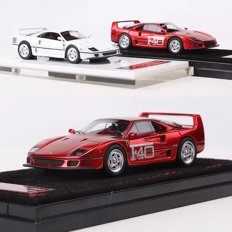 VMB Schaal 1/64 Ferrari F40 Limited Edition Legering Speelgoed Motorvoertuig Diecast Metaal Model Geschenken