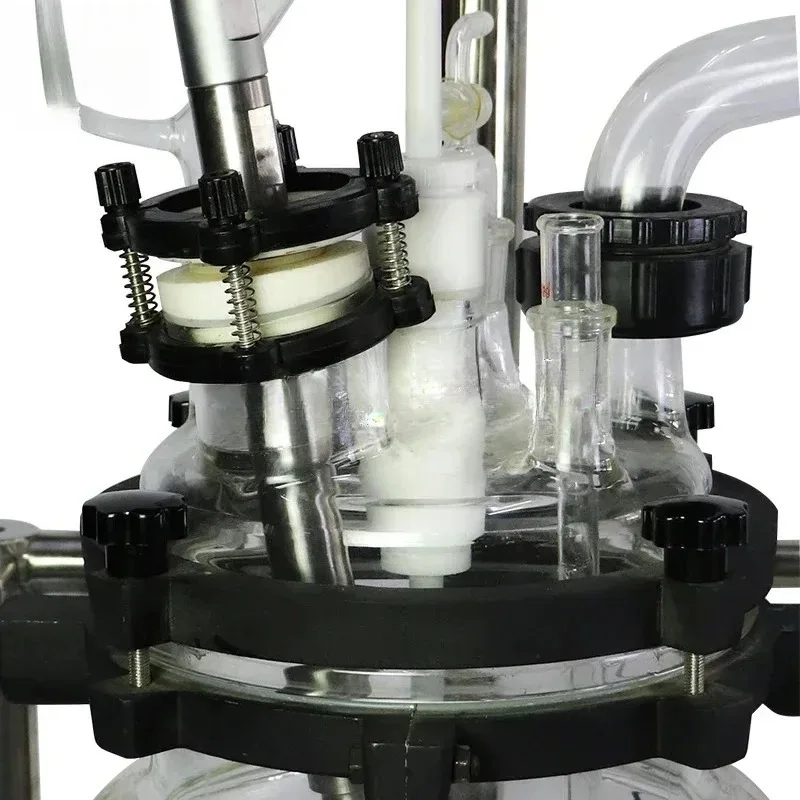 Continuous sonic Cavitation Reactor Turnkey Bottom Filter Biodiesel Production Jacket Glass sonic Reactor Price USA in