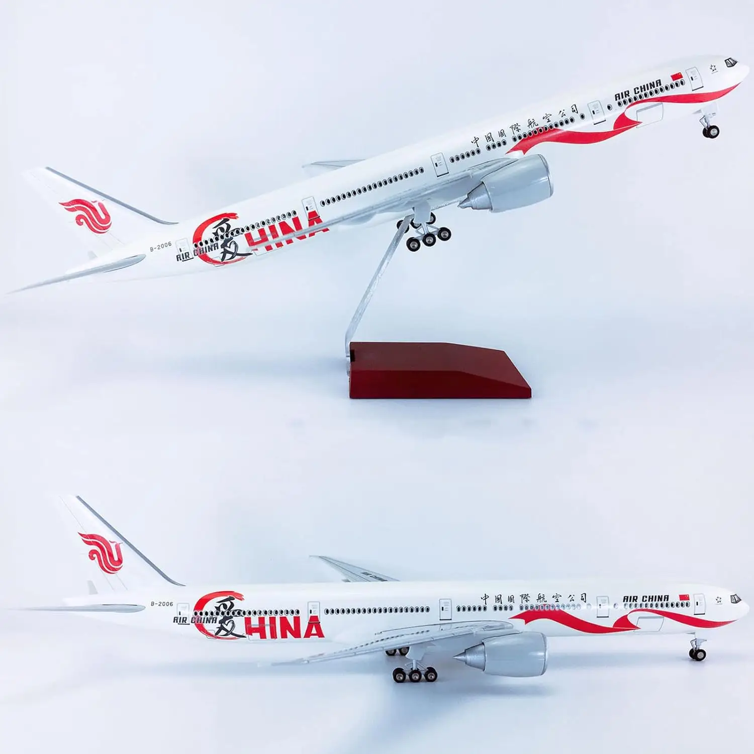 

The China Love Airlines B777 Resin Model Aircraft 1:157 Scale Toys Plane Models Chiristmas Birthday Simulation Exhibition