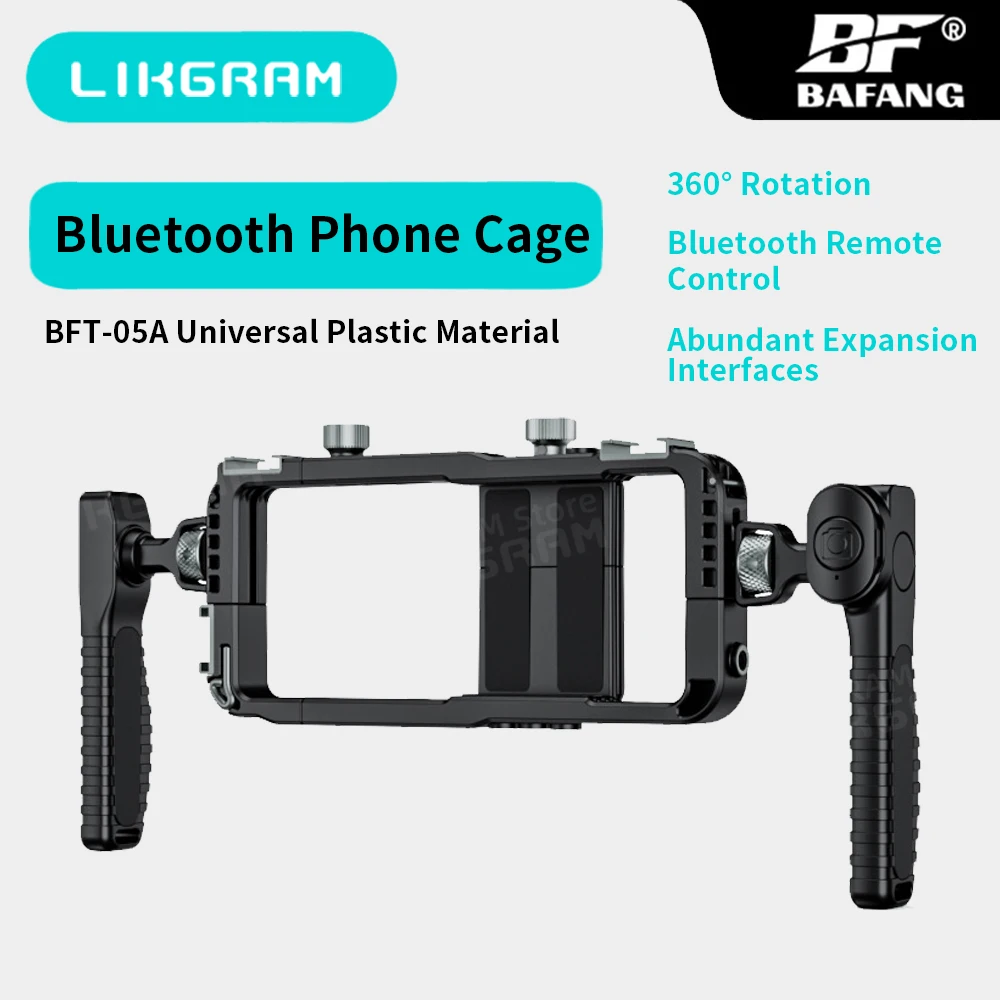 

Bluetooth Mobile Cage Universal Handheld Shooting Stabilizer BFT-05A