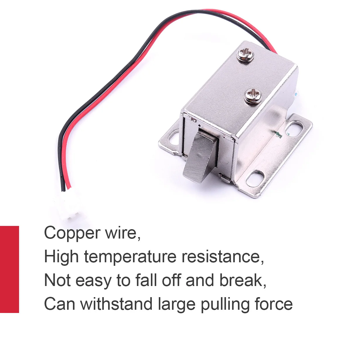 2pc Electromagnetic Solenoid Lock,DC 12V Door Drawer Tongue Down Slim Design Assembly Magnetic Lock for Cabinet Door Drawer