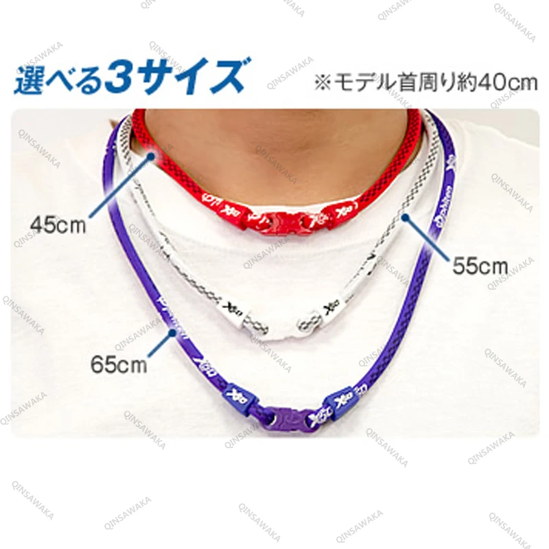 MADE IN JAPAN Phiten Sports TITANIUM NECKLACE X50 /X30 HYBRID