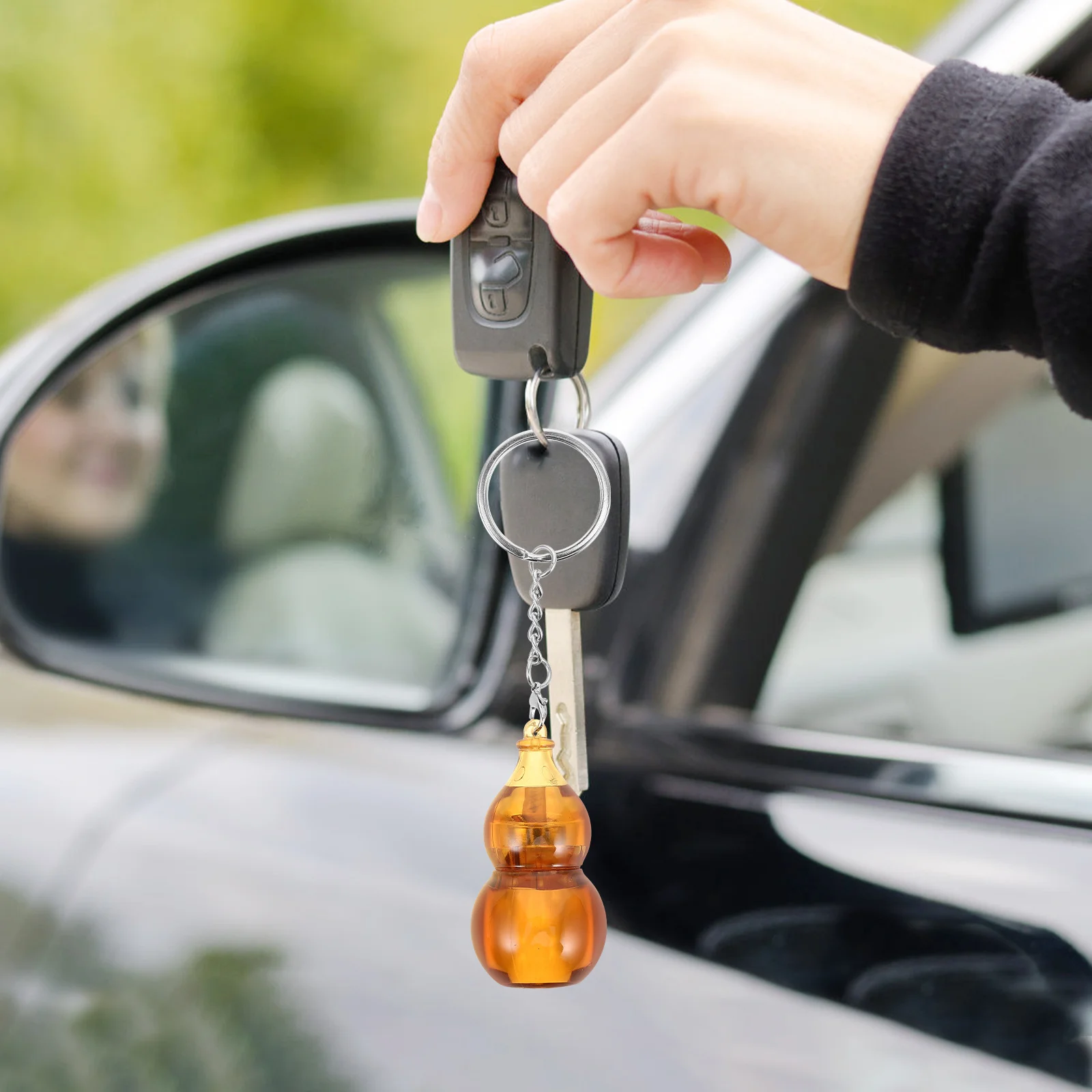 

1pc Gourd Shaped Fidget Slider Compact Portable Keychain For Anxiety Relief Sensory Adult Teens Stress Relief Game Small Picking