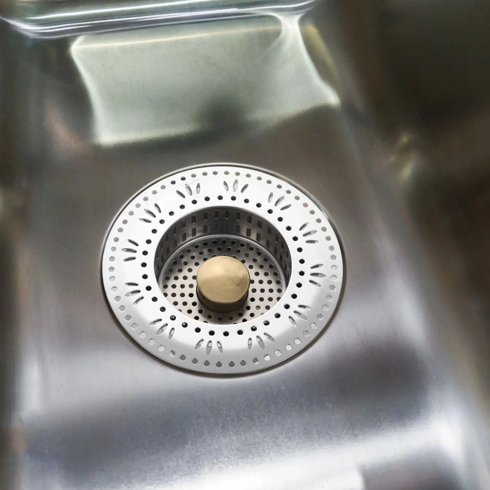 

1PC Stainless Strainer Kitchen Sink Drain Stopper Plug Popup Kitchen Drain Sink Plugs Basket Filter Mesh