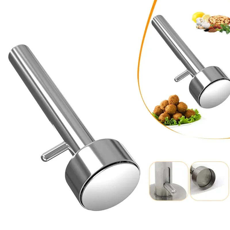 Falafel Meatball Scoop Maker Tools Stainless Steel Professional Falafel Maker Scoop Nonsticky Falafel Mold Kitchen Gadgets