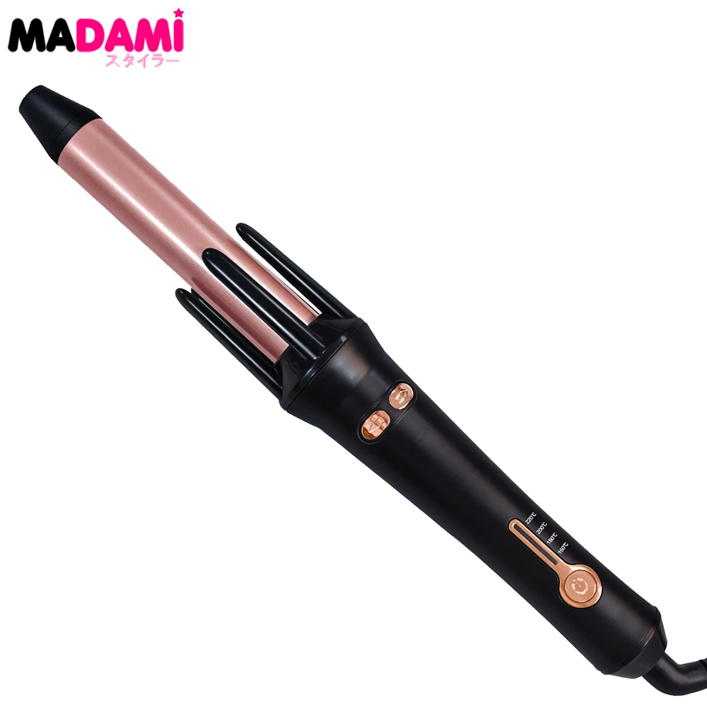 

Auto Hair Curler Ceramic Coating Automatic Rotate Curling Iron Hair Waver Dual Voltage