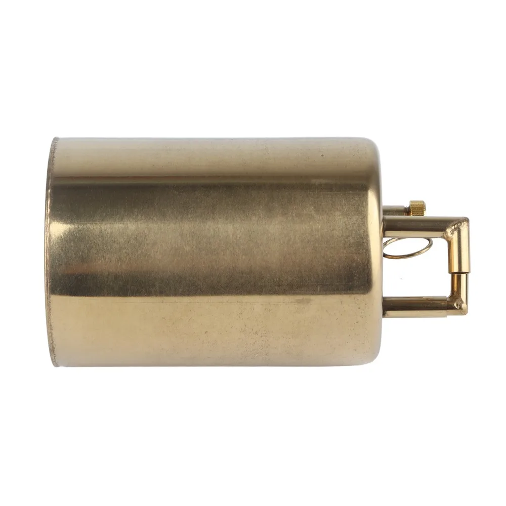 Gold Single Tube Pure Copper Goldsmith Oil Pot Copper 15.8x8.5cm Copper Iron Optional Jewelry Soldering Can