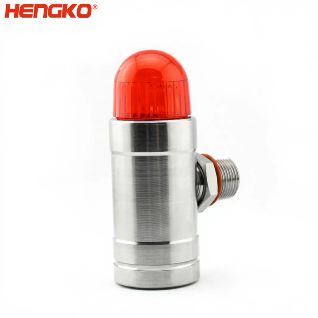 HENGKO Industrial Waterproof Co Gas Chlorine Sensor Audible Visual Aural and Visual Alarm