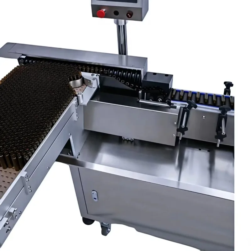 Automatic Horizontal Bottle Labeling Machine Paper Label Sticking Machine for Ampoule Bottle