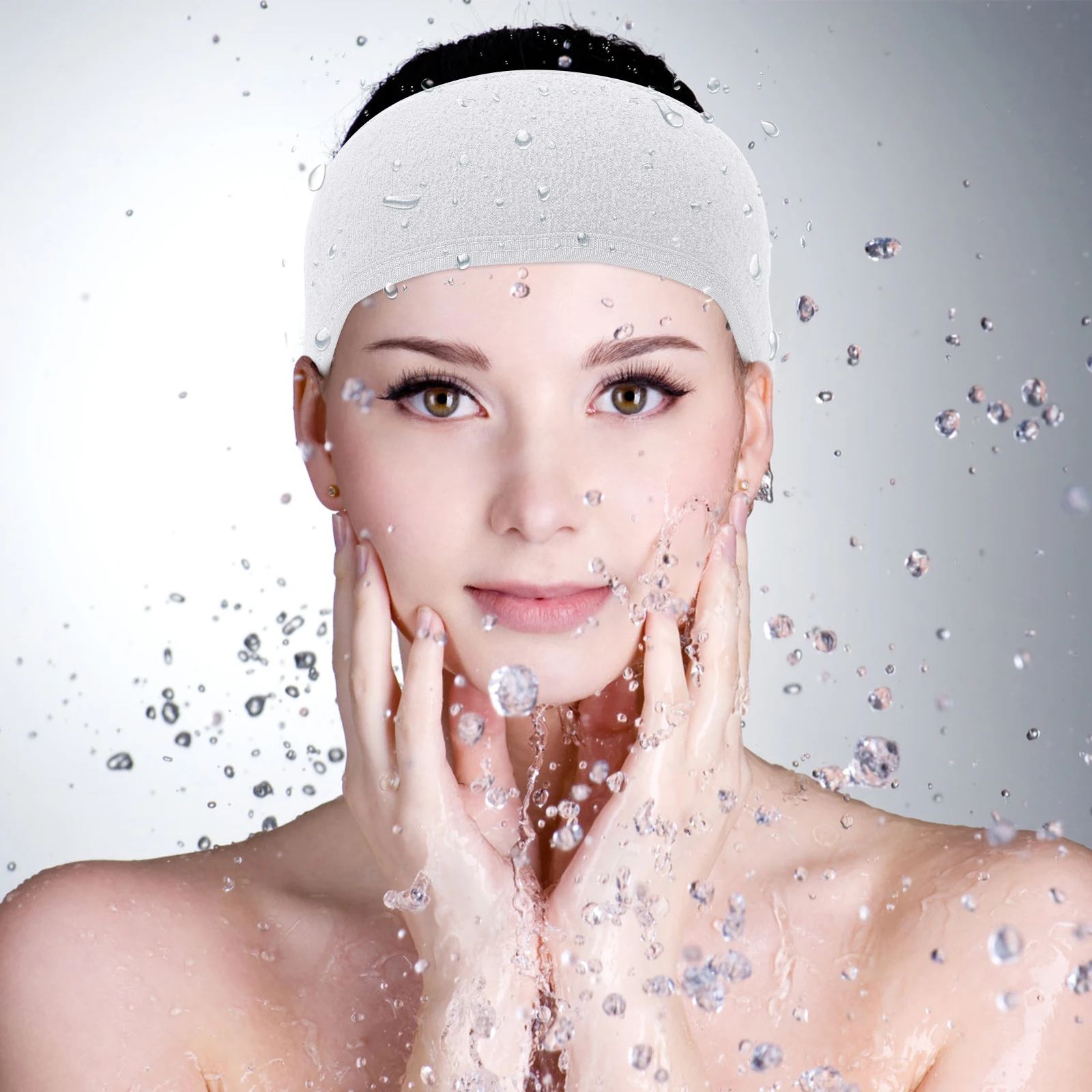 

3Pcs Headbands for Women Sports Headbands Moisture Absorbing Facial Headband for Yoga Running Spa Skincare Activities