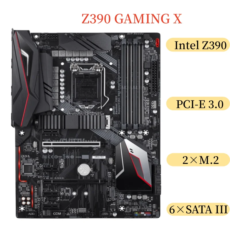 

For Gigabyte Z390 GAMING X Motherboard 64GB LGA 1151 DDR4 Support 8/9th CPU ATX Mainboard 100% Tested Fast Ship