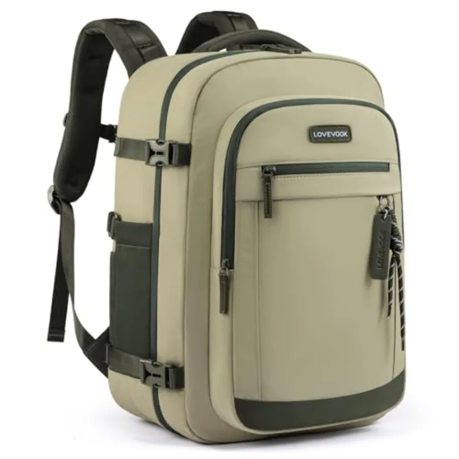 

40L Travel Backpack for Women and Men, Airline Approved Carry On Luggage, TSA Personal Item Bag fits 15.6 Inch Laptop, Waterpro