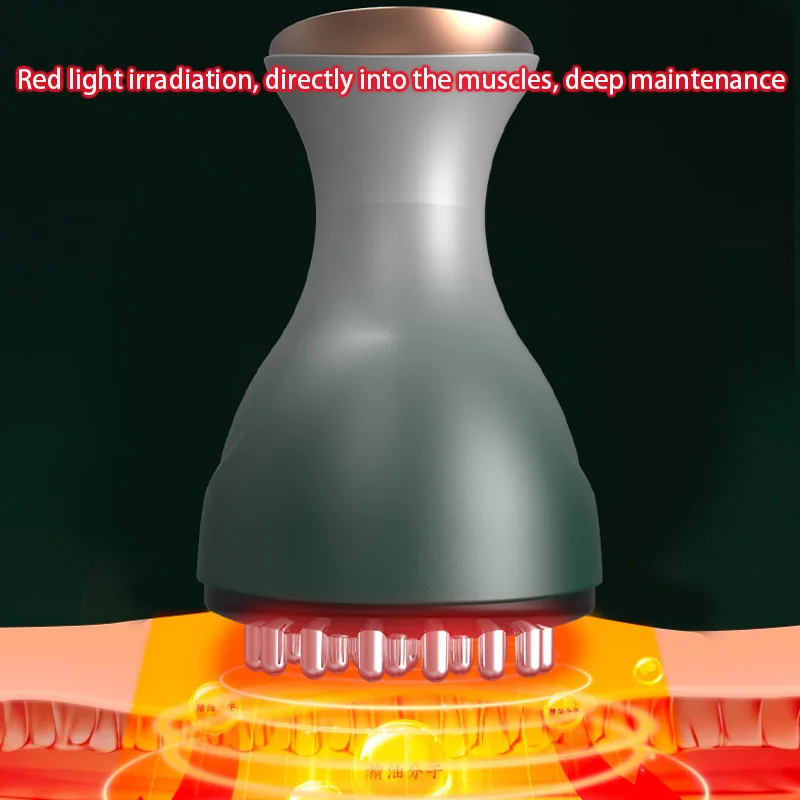 Electric Lymphatic Drainage Machine Meridian Body Massage Brush Microcurrent Anti Cellulite Guasha Physiotherapy Apparatus