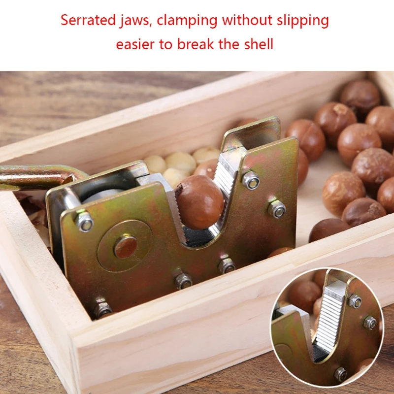 Peeling Machine with Heavy Duty Pecan Nut Cracker Opener Labor-Saving For Nuts Macadamia Pecans Durable